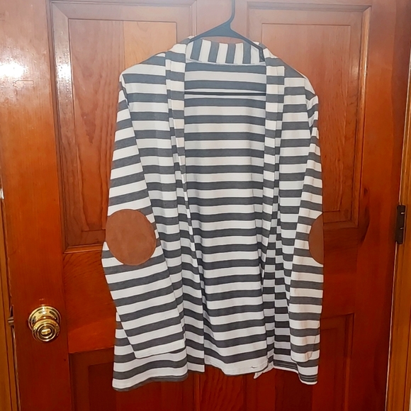 Women's blazer with elbow patches - Picture 1 of 5